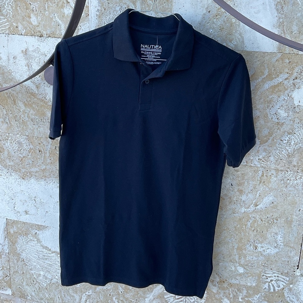 NAUTICA School Uniform Boy’s Polo Navy Blue